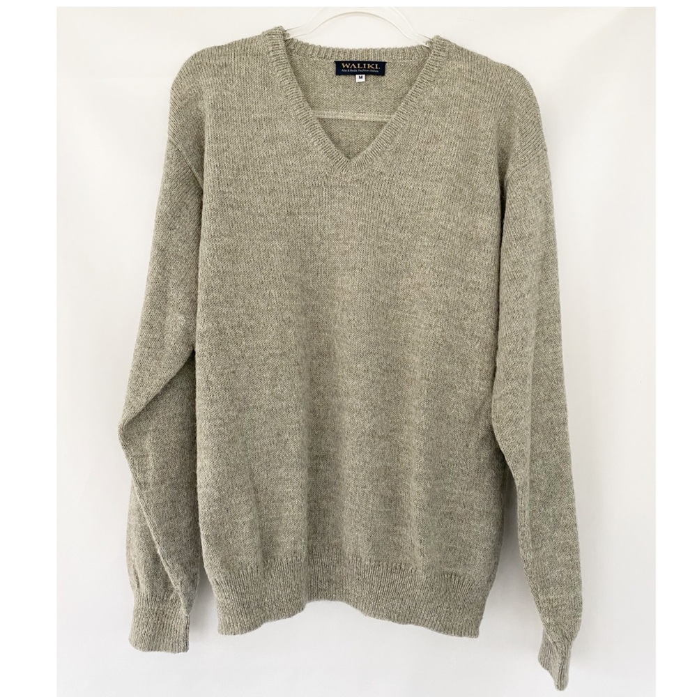 Waliki Alpaca V Neck Sweater